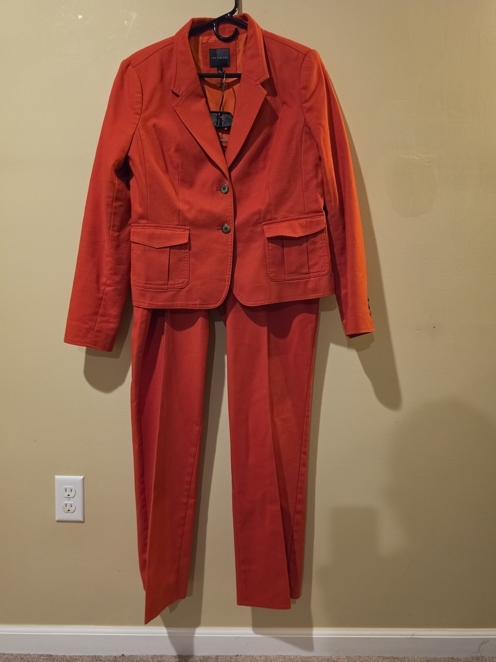 The Limited Red Women's Drew Fit Slacks (14R) & Jacket (L)